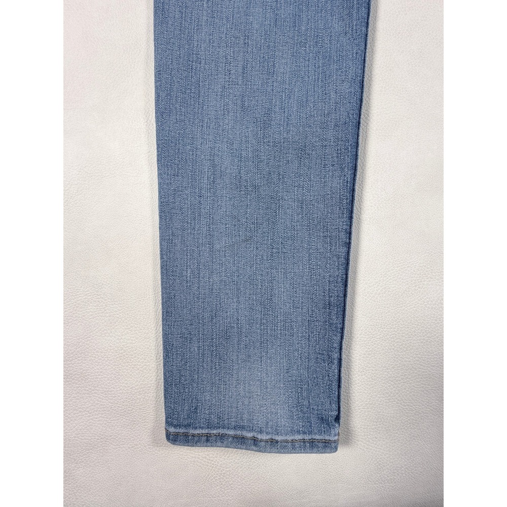 True Religion Womens Skinny Jeans Blue Low Rise Horseshoe Size 32 USA Made - Picture 8 of 13